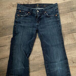 7 for all mankind Crop Dojo Jean- Dark Wash